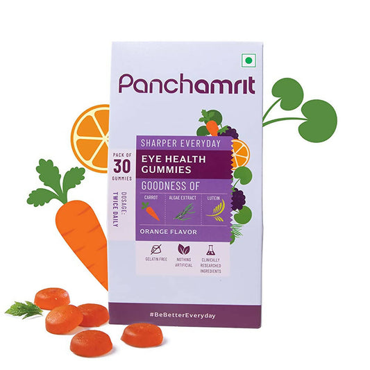 Buy Panchamrit Eye Health Gummies-Orange Flavor from DrMediCart, Ship from India to USA