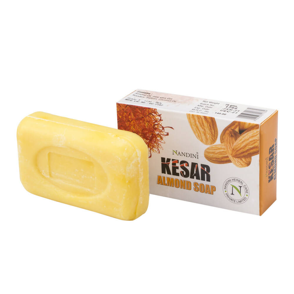 Buy Nandini Herbal Kesar Almond Soap from DrMediCart, Ship from India to USA