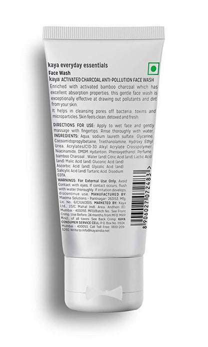 Kaya Activated Charcoal Anti-Pollution Face Wash