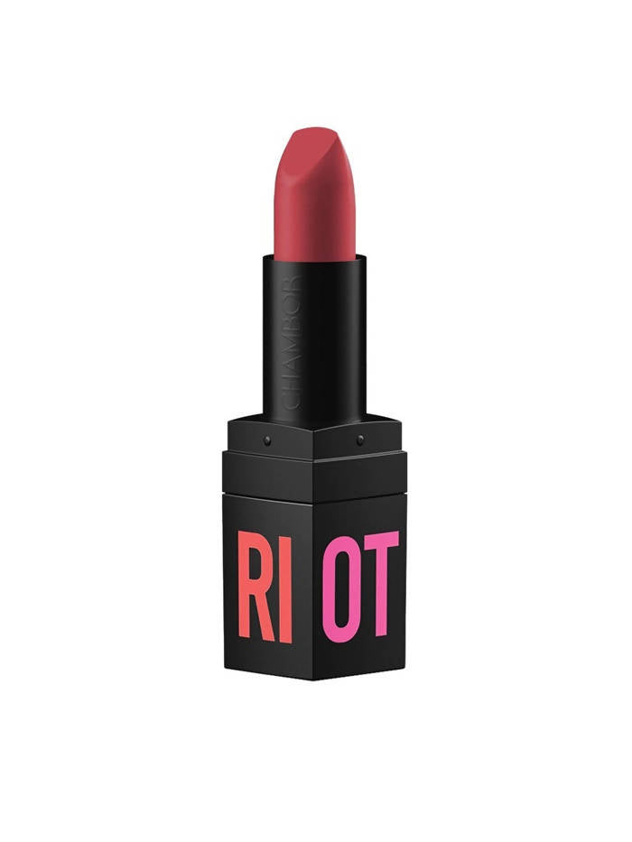 Chambor Long Lasting Matte Riot Lipstick - Fire Engine 253