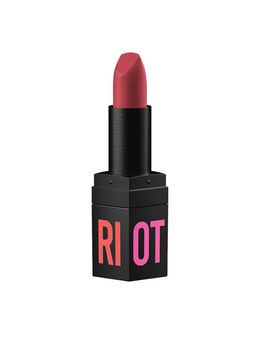 Chambor Long Lasting Matte Riot Lipstick - Fire Engine 253