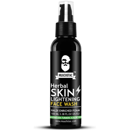Muuchstac Herbal Skin Lightening Haldi Face Wash For Men - DrMediCart