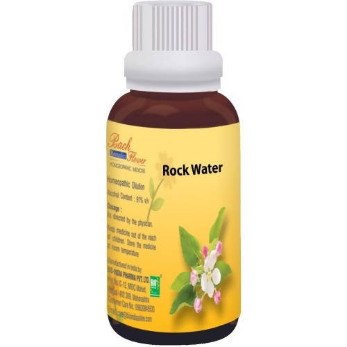 Buy Bio India Homeopathy Bach Flower Rock Water Dilution from DrMediCart, Ship from India to USA