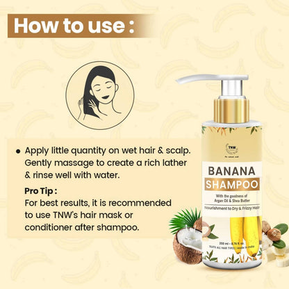 The Natural Wash Banana Shampoo - Drmedicart