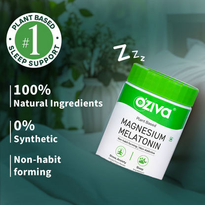 Oziva Magnesium Melatonin Tablets