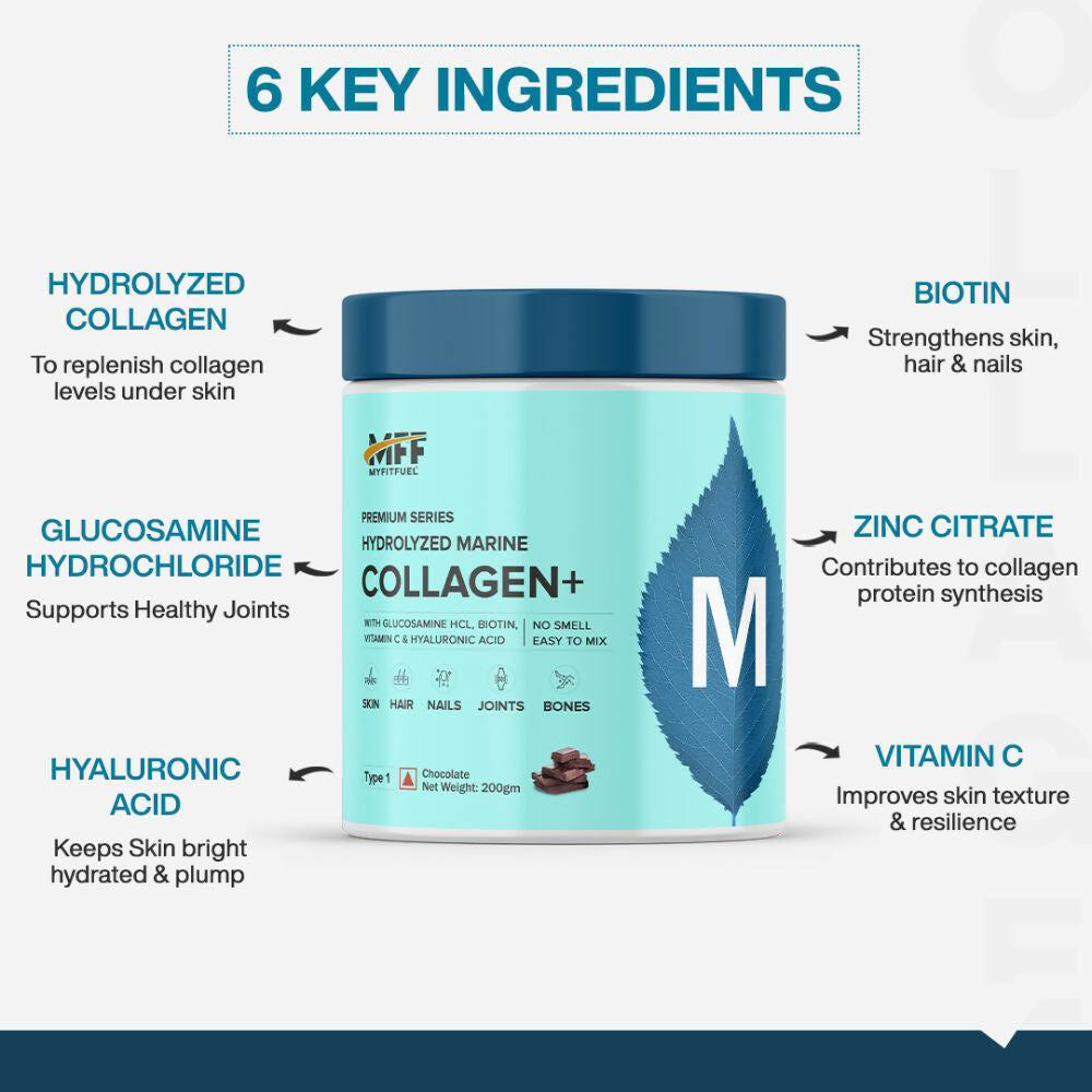 MyFitFuel Hydrolyzed Marine Collagen - Chocolate