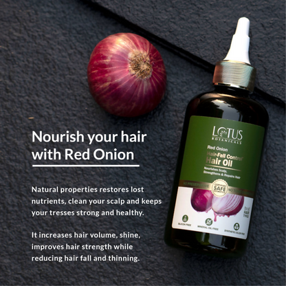 Lotus Botanicals Red Onion Hair Fall Control Hair Oil