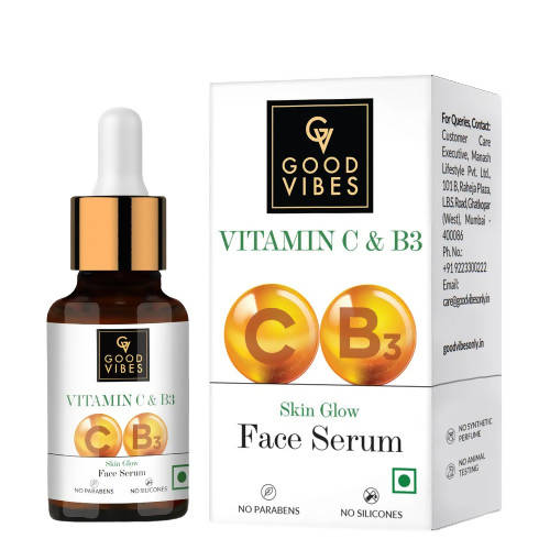 Buy Good Vibes Vitamin C & B3 Skin Glow Face Serum from DrMediCart, Ship from India to USA