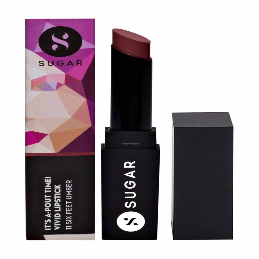 Sugar It's A-Pout Time! Vivid Lipstick - Six Feet Umber (Mocha Brown) - DrMediCart