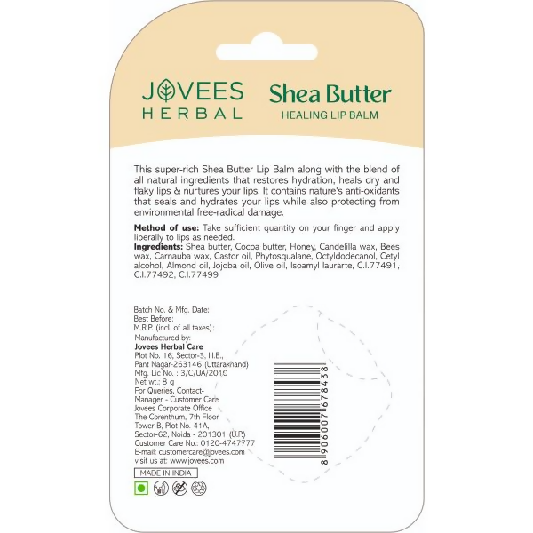 Jovees Shea Butter Healing Lip Balm