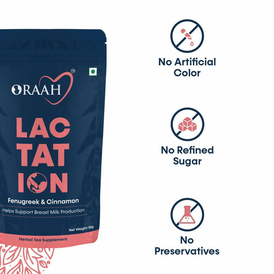 Buy Oraah Lactation Herbal Tea from DrMediCart, Ship from India to USA