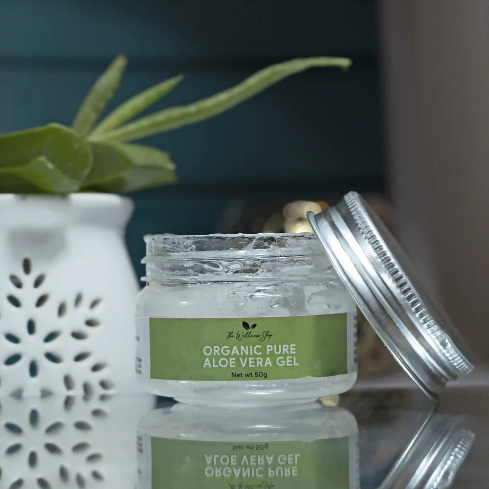 The Wellness Shop Organic Pure Aloe Vera Face Gel - Drmedicart