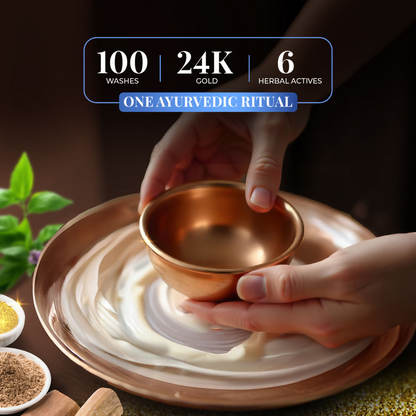 Just Herbs Pure Ghee & 24K Gold Deep Nourishing Night Treatment Cream