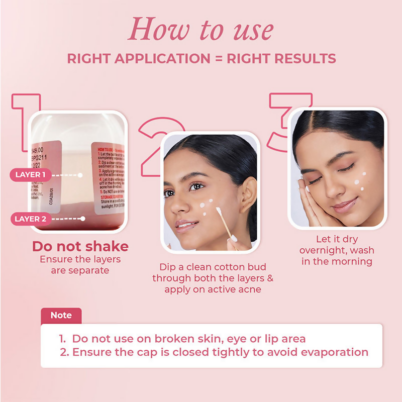 The Pink Foundry Acne Spot Corrector With Salicylic Acid For Active Acne Blackheads & Whiteheads