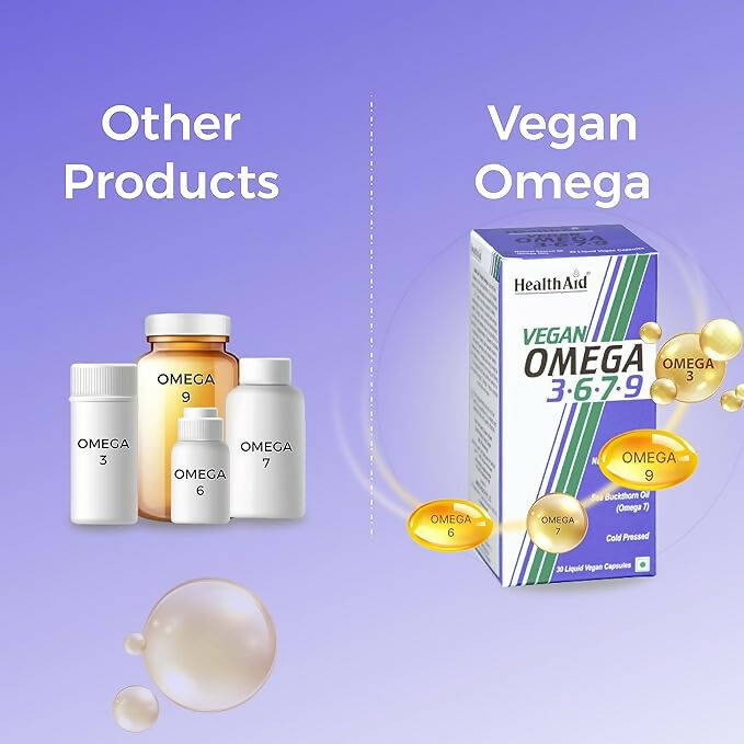 HealthAid Vegan Omega 3.6.7.9 Capsules