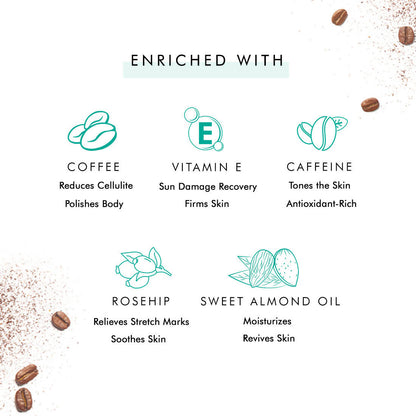 mCaffeine Raw Coffee Body Polishing Oil