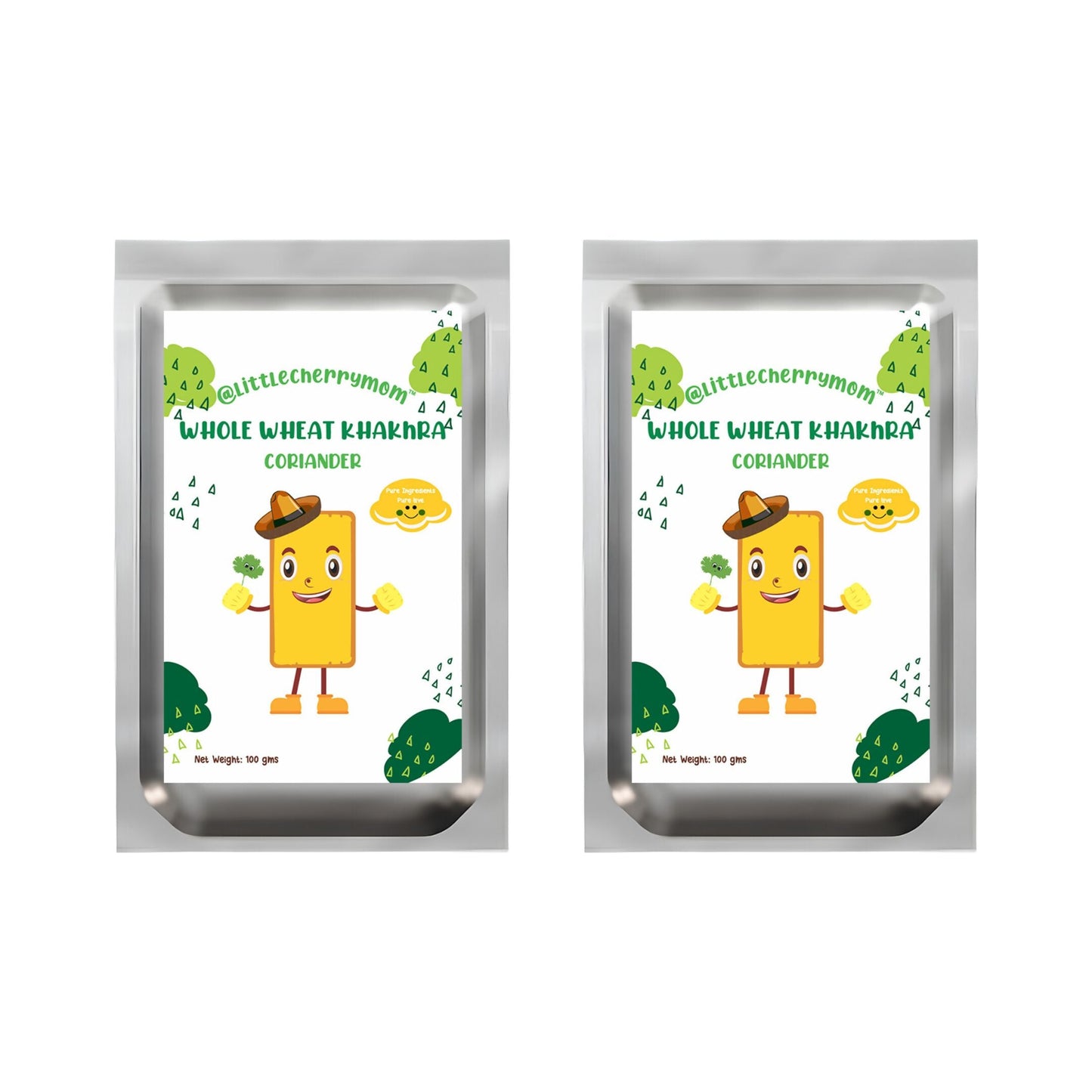 Littlecherrymom Whole Wheat Khakhra – Coriander