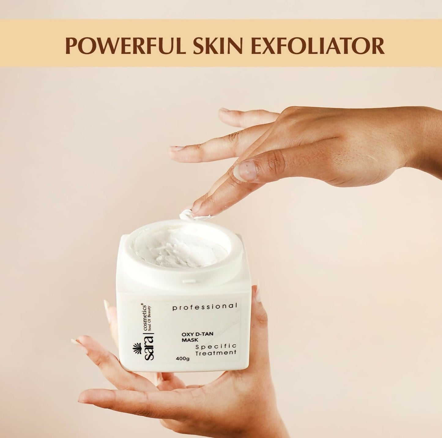 Sara Oxy D-TAN Mask For Instant Tan Removal & Glowing Skin