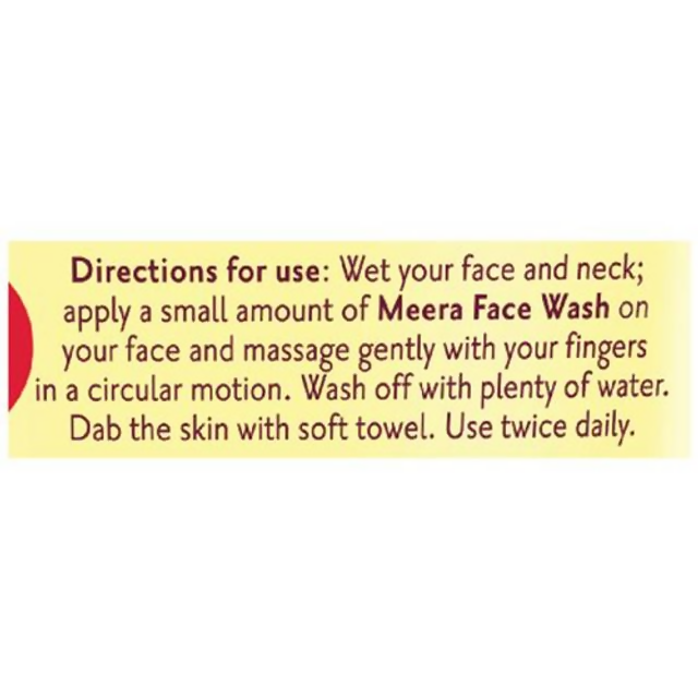 Meera White & Wild Turmeric Face Wash For Dry To Normal Skin - DrMediCart