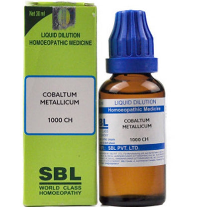SBL Homeopathy Cobaltum Metallicum Dilution