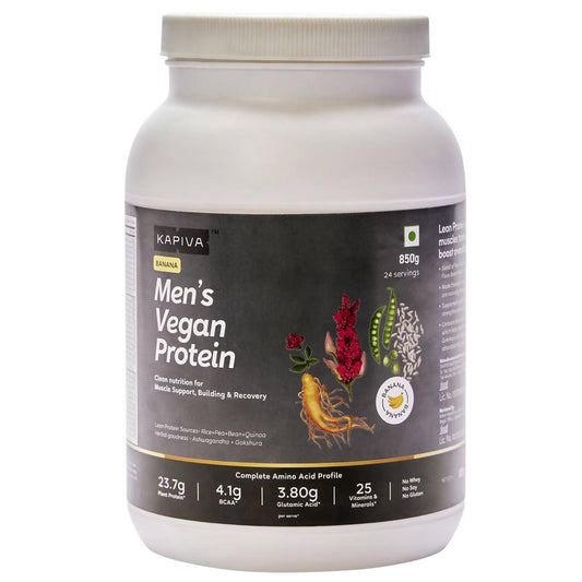 Buy Kapiva Ayurveda Men's Vegan Protein - Banana Flavour from DrMediCart, Ship from India to USA