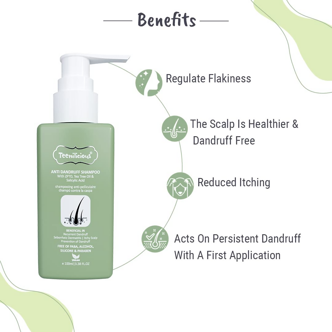 Teenilicious Anti Dandruff Shampoo With Natural Tea Tree Oil