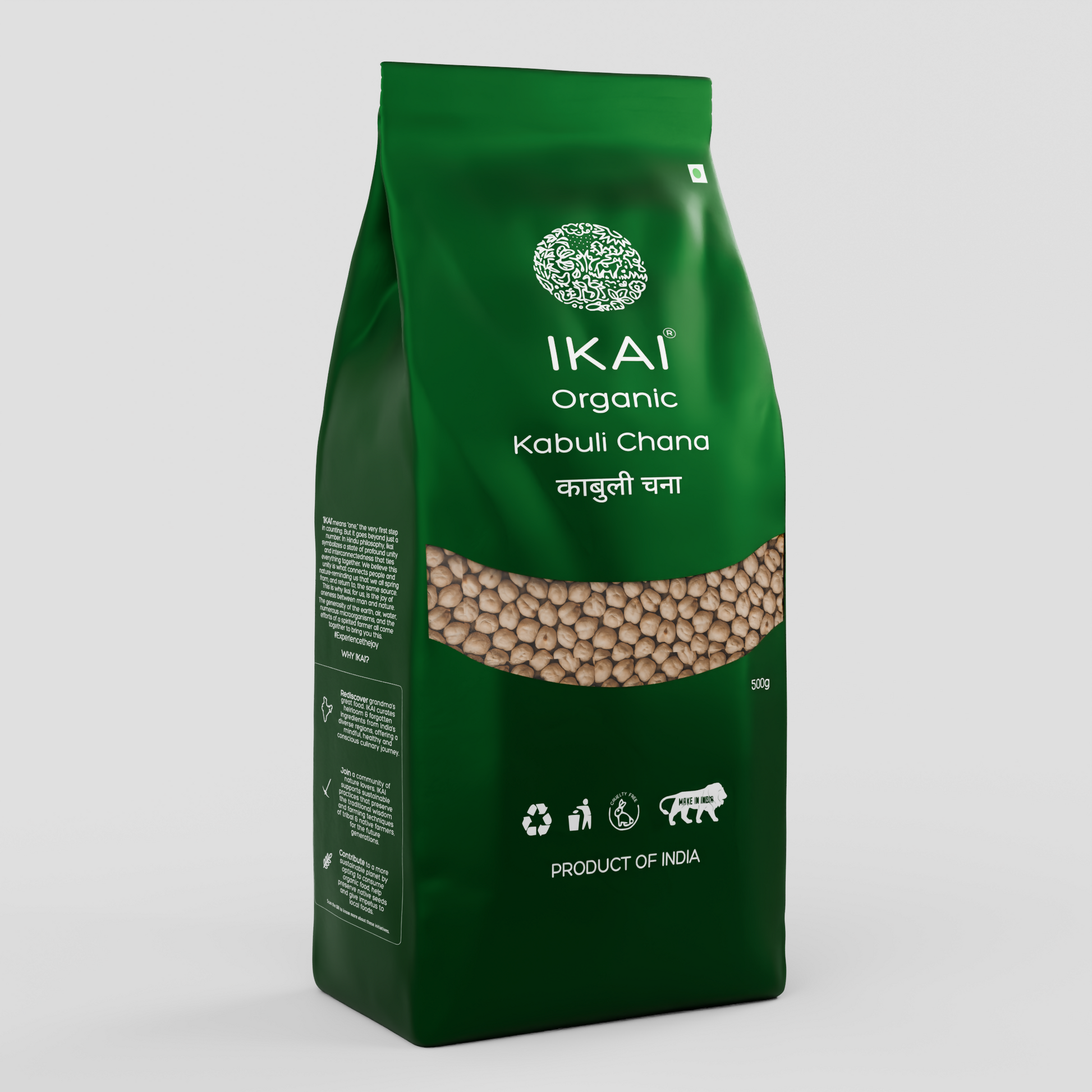 IKAI Organic Kabuli Chana (White Chickpea)