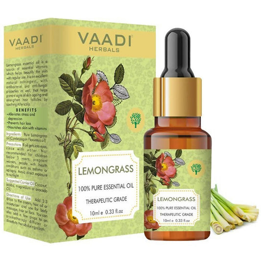 Buy Vaadi Herbals Lemongras Oil Therapeutic Grade from DrMediCart, Ship from India to USA