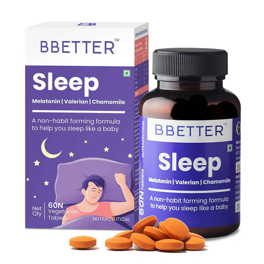Buy BBETTER Sleep Tablets sleep  , Valerian, Chamomile from DrMediCart, Ship from India to USA
