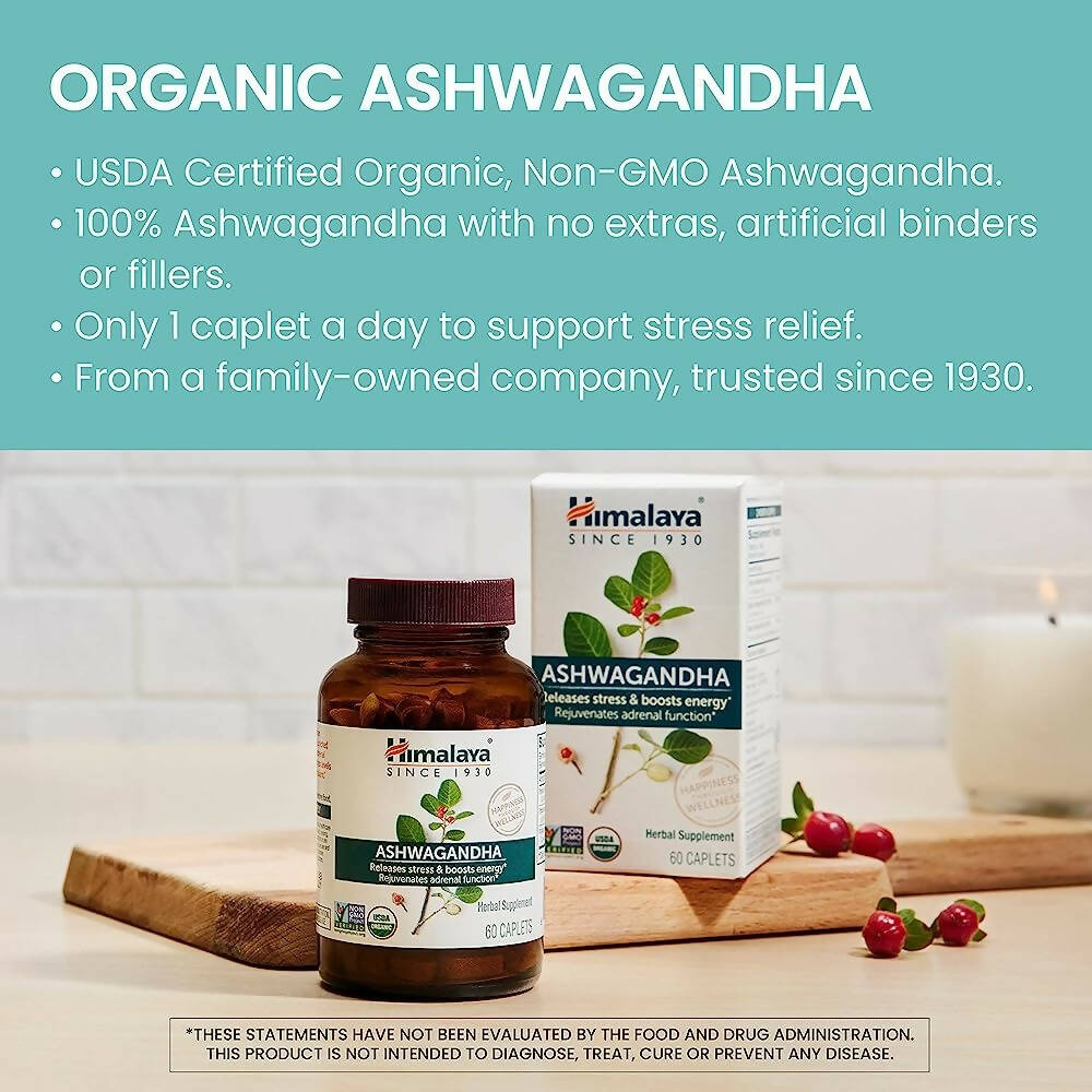 Himalaya Organic Ashwagandha Caplets