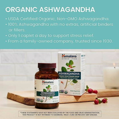 Himalaya Organic Ashwagandha Caplets