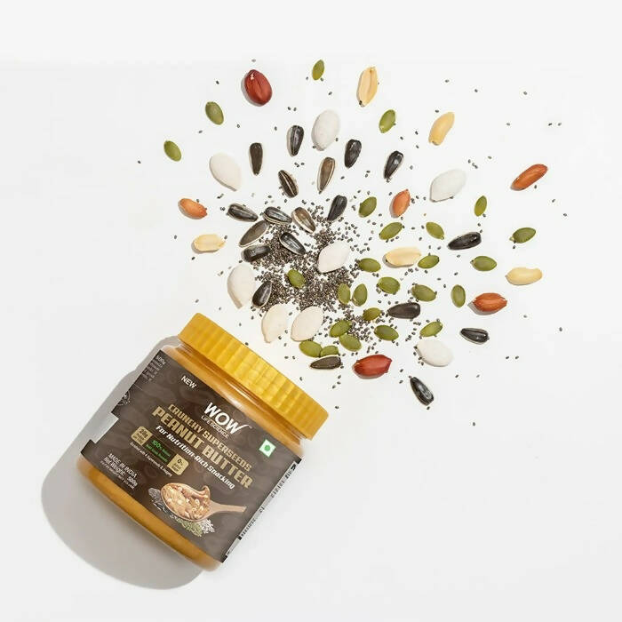 Wow Life Science Crunchy Superseeds Peanut Butter