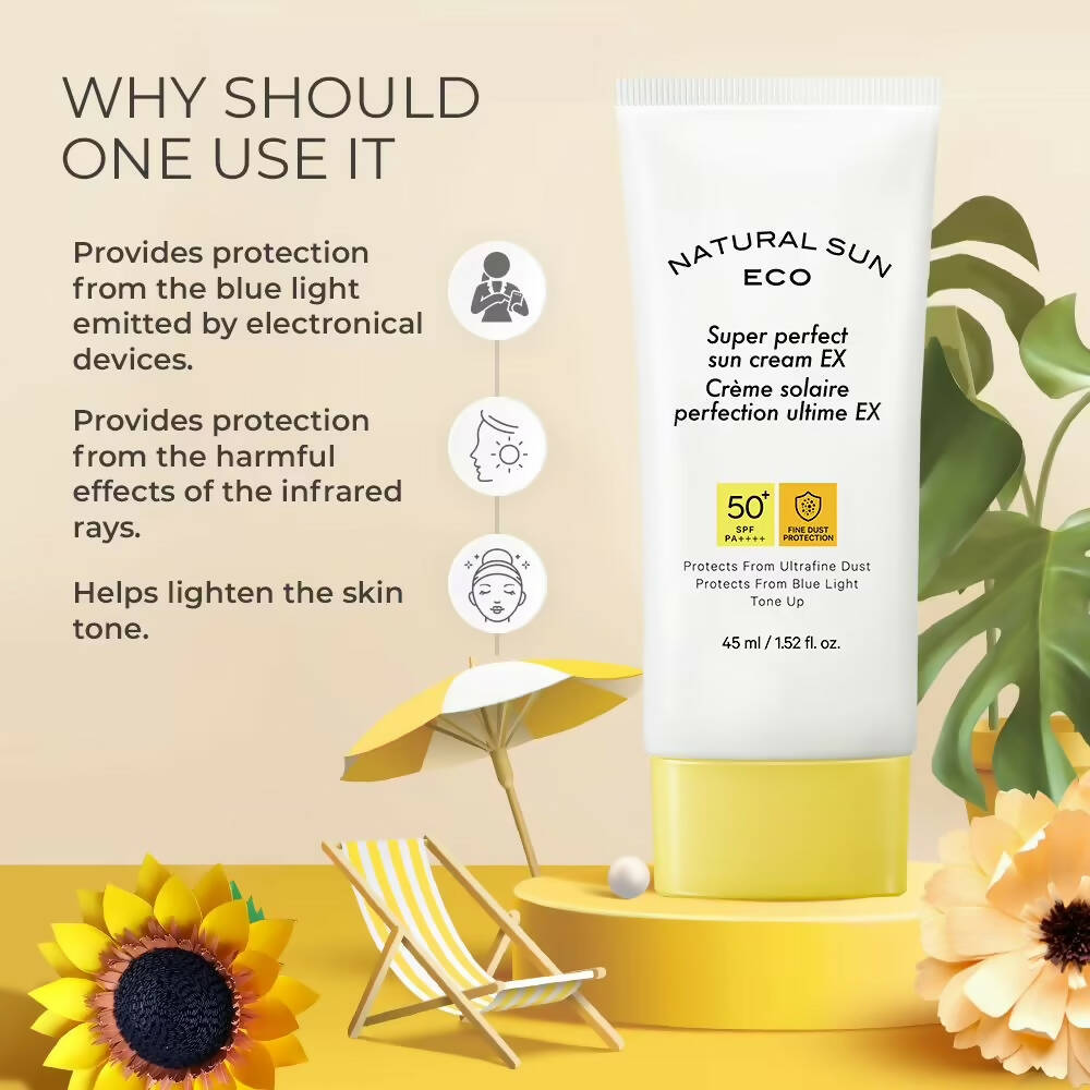 The Face Shop Natural Sun Eco Super Perfect Sun Cream Ex-SPF 50 - Drmedicart