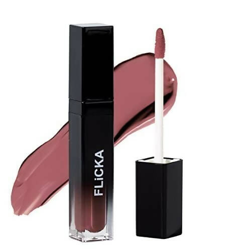 FLiCKA Set and Attack Liquid Matte Lipstick 19 Dip Drop - Nude