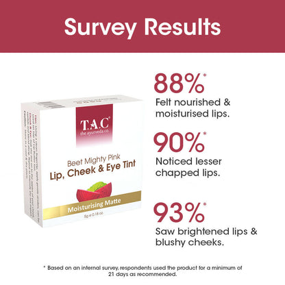 TAC - The Ayurveda Co. Lip, Cheek & Eye Tint with Beetroot Extracts - DrMediCart