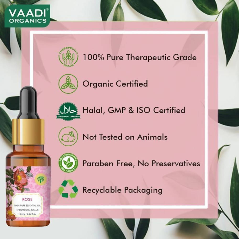Vaadi Herbals Rose Oil Therapeutic Grade - Drmedicart