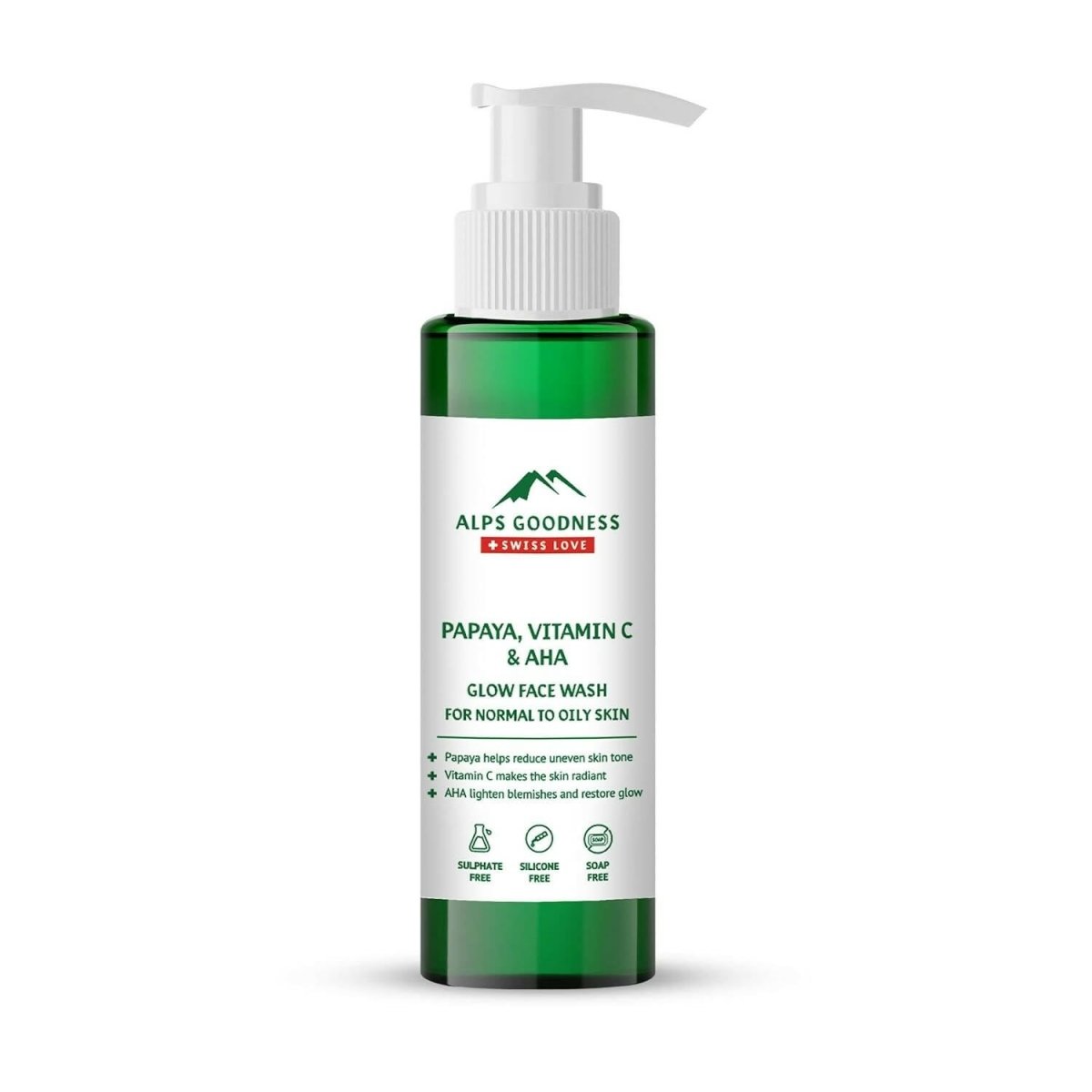 Alps Goodness Papaya, Vitamin C & AHA Glow Face Wash - DrMediCart