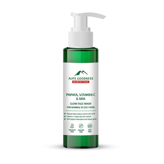 Alps Goodness Papaya, Vitamin C & AHA Glow Face Wash - DrMediCart
