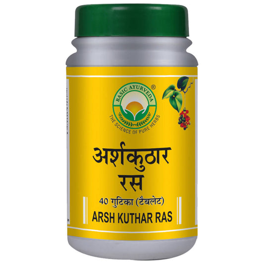 Buy Basic Ayurveda Arsh Kuthar Ras Tablet from DrMediCart, Ship from India to USA