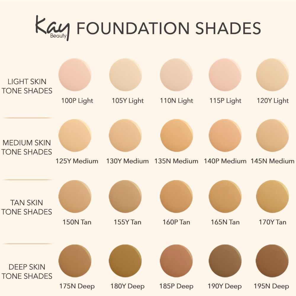 Kay Beauty By Katrina Kaif Hydrating Foundation - 125Y Medium
