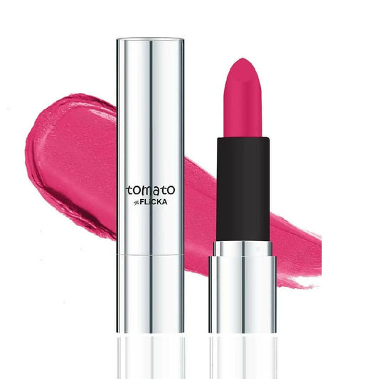 Buy FLiCKA Tomato Matte Finish Lipstick Shade 17 - Pink from DrMediCart, Ship from India to USA