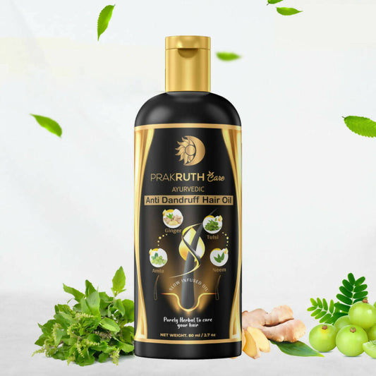 Buy Prakruth Care Ayurvedic Anti-dandruff Hair Oil from DrMediCart, Ship from India to USA
