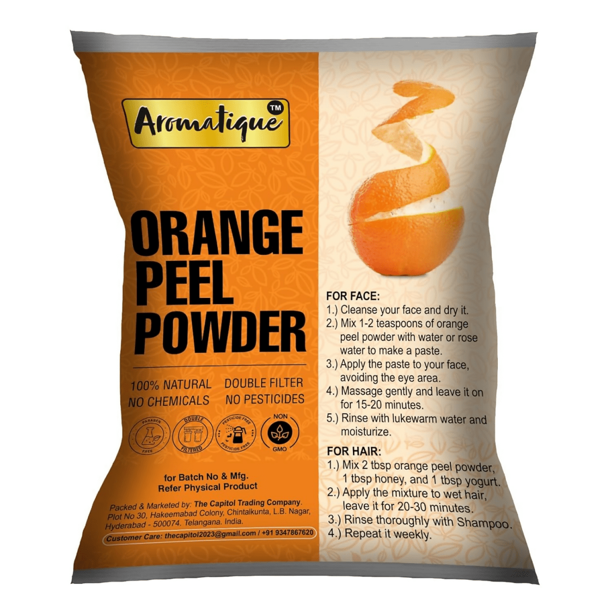 Aromatique Orange Peel Powder