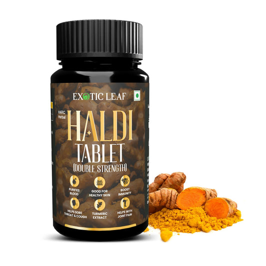 Exotic Leaf Haldi Tablets