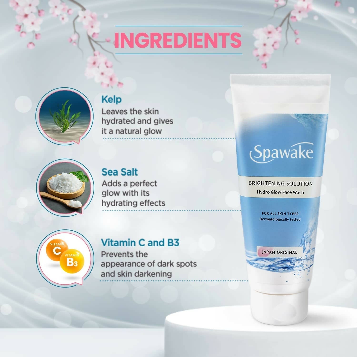 Spawake Brightening Solution Hydro Glow Face Wash - DrMediCart