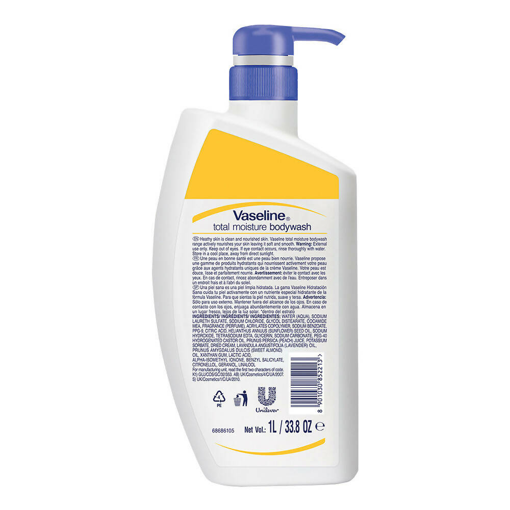 Vaseline Total Moisture Body Wash For Clean & Nourished Skin - Drmedicart