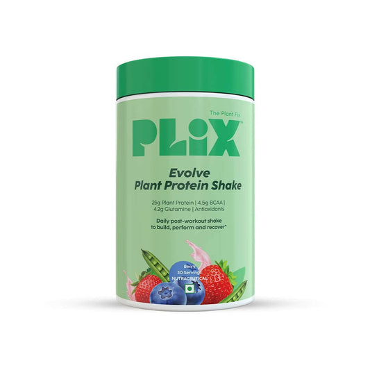 Buy PLIX The Plant Fix Evolve Plant Protein Shake Powder - Mixed Berry from DrMediCart, Ship from India to USA