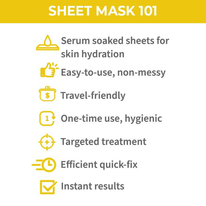 Nykaa Skin Secrets Indian Rituals Lemon + Honey Sheet Mask For Glowing & Clear Skin - Drmedicart