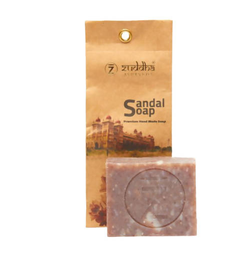 Zuddha Ayurveda Premium Handmade Sandal Soap - DrMediCart