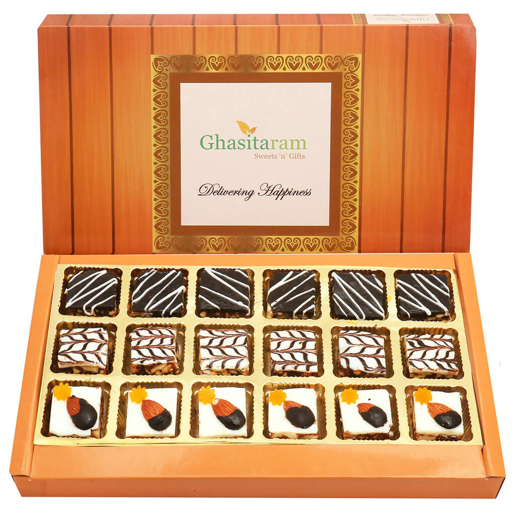 Ghasitaram Assorted Chocolate Dryfruit Delight Sweets